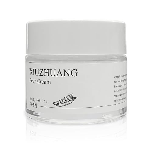 Gentle Non-irritating moisturizer soybean face cream for Women-Hydrates & Moisturizes Skin for 24 Hours-Shrink Pores & Tighten Skin-Nourishing Facial Beauty & Personal Care XIUZHUANG