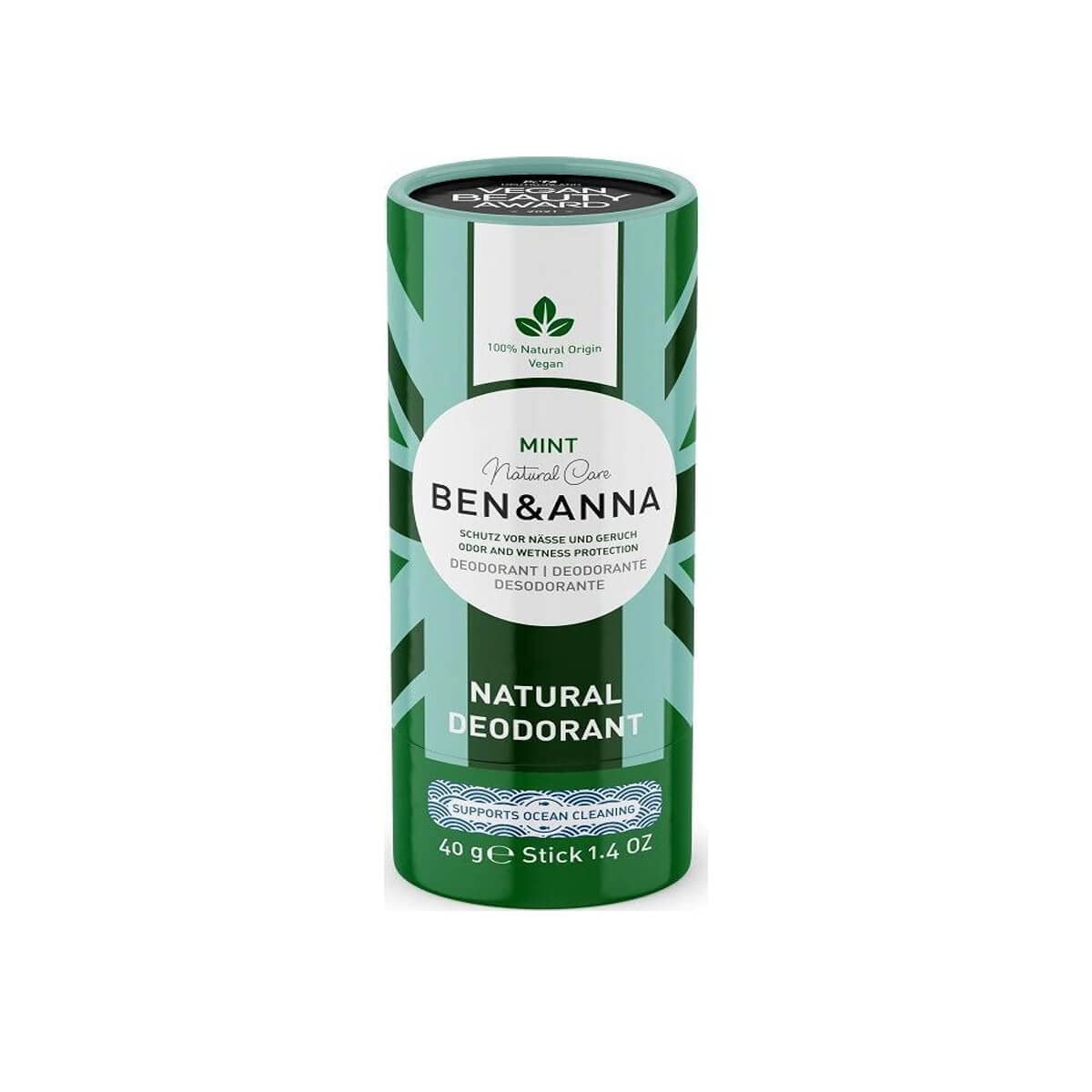 Papertube Deodorant Mint Beauty and Personal Care Ben & Anna
