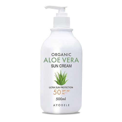 Ayodele Aloe Vera SPF50+ PA+++ Body and Face Sunscreen 16.9 oz Beauty & Personal Care Ayodele