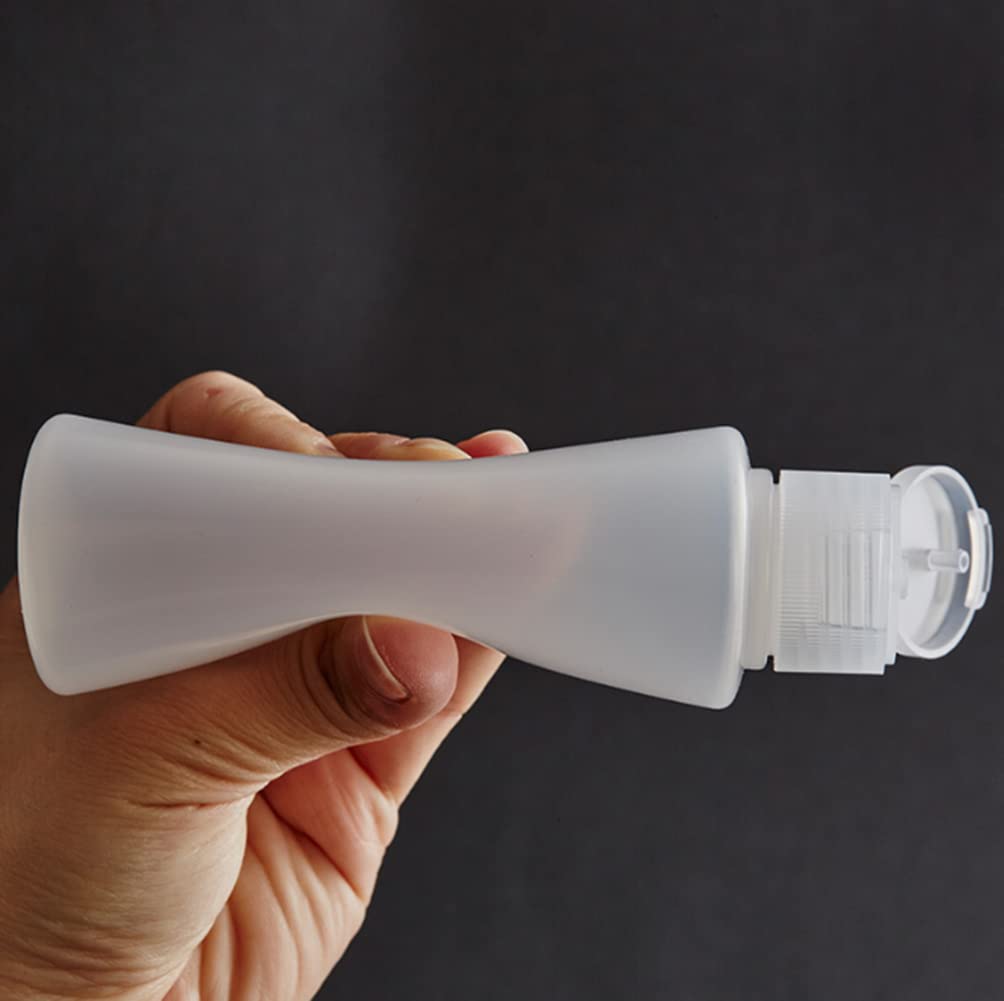 Bamboopack 4 Pcs 100ml 3.3oz Leak Proof Refillable Plastic Bottle Squeeze Containers Liquid Containers Squeeze Tube Transparent Dispenser Toiletries Beauty & Personal Care Bamboopack