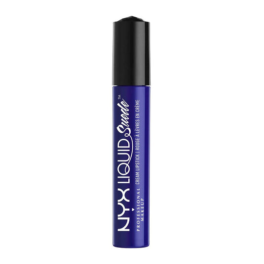 NYX PROFESSIONAL MAKEUP Liquid Suede Cream Lipstick - Jet-Set (True Blue) Beauty & Personal Care NYX PROFESSIONAL MAKEUP