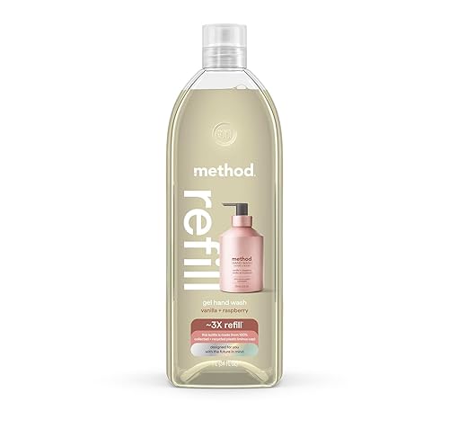 Method Gel Hand Soap Refill, Vanilla + Raspberry, 34 Fl Oz (Pack of 1) (Packaging May Vary) Beauty & Personal Care Method