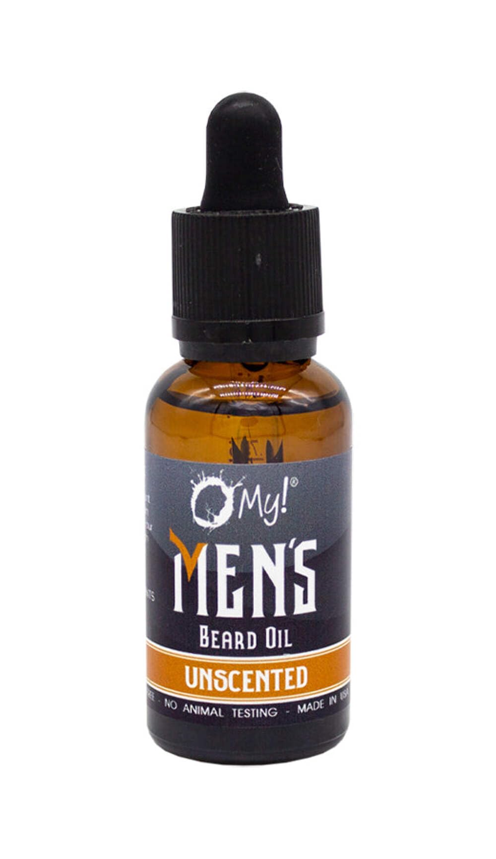 O My! Beard Oil - Unscented - Helps to Tame those Grizzly Whiskers by creating a moisture barrier for a strong, silky beard like no other! - Made Beauty and Personal Care O My!