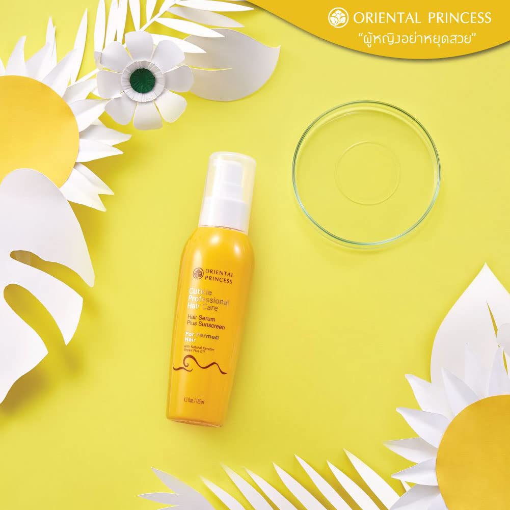 Oriental Princess Cuticle Professional Hair Care Hair Serum Plus Sunscreen for Permed Hair 125 ML. Beauty & Personal Care Oriental Princess