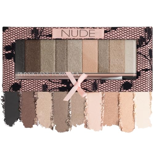 Physicians Formula Shimmer Strips Eyeshadow, Multi-Finish Nude Palette with Extreme Shimmer, Hypoallergenic & Cruelty-Free - Nude