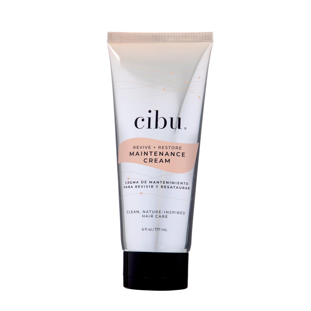 CIBU Revive and Restore Maintenance Cream - Heat Protectant for Hair with Oleic Acid, Linoleic Acid, Vitamin E - Heat Protectant Cream to Fortify Beauty & Personal Care CIBU
