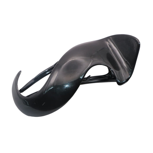 Parcelona French Crochet 3 ¼” Black Celluloid Non Slip Side Slide In Jaw Yoga Hair Claws for Fine Hair Women Hair Accessories Claw Clip for Girls Beauty & Personal Care Parcelona
