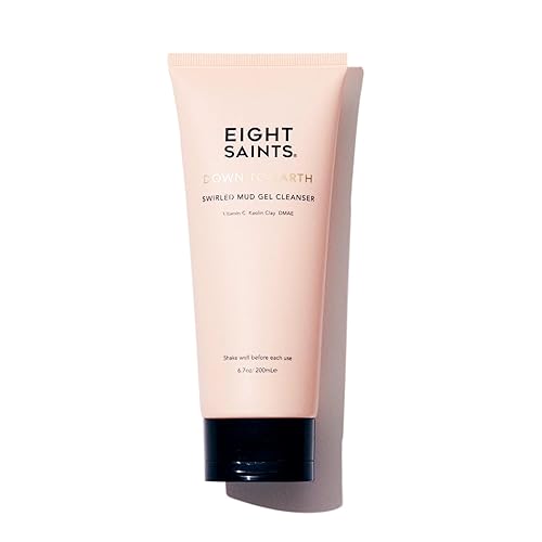 Eight Saints Down To Earth Mud Gel Face Wash, Natural and Organic, Gentle and Effective Daily Anti Aging Facial Cleanser, Makeup Remover, Nourishing Beauty & Personal Care Eight Saints