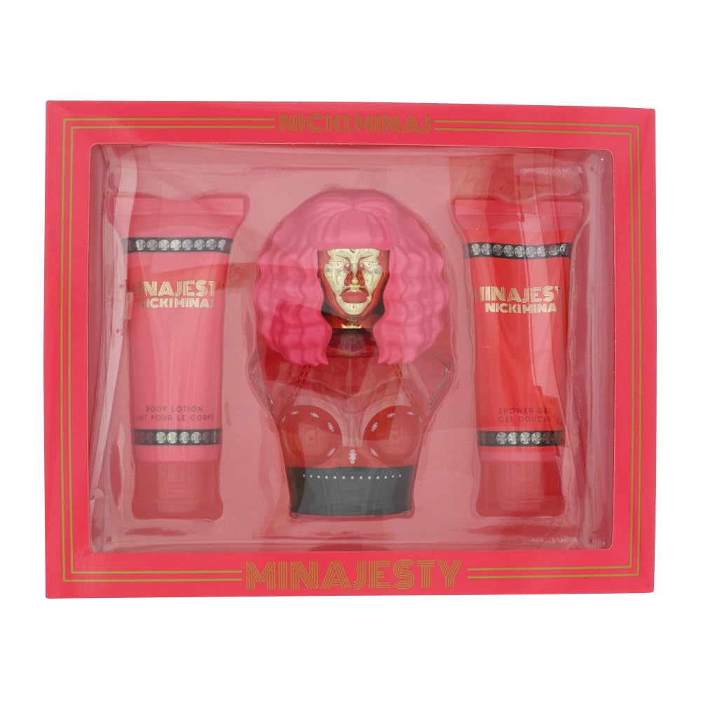 Nicki Minaj Minajesty Women Gift Set, Includes: 3.4 Oz EDP, Lotion and Gel Beauty & Personal Care Nicki Minaj