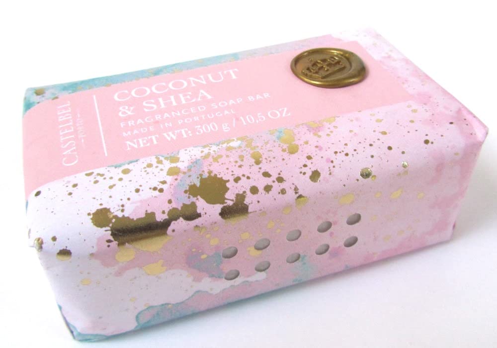 Castelbel Porto - Coconut & Shea - Fragranced Luxury Soap Bar 10.5 Ounce. Beauty & Personal Care Castelbel Porto