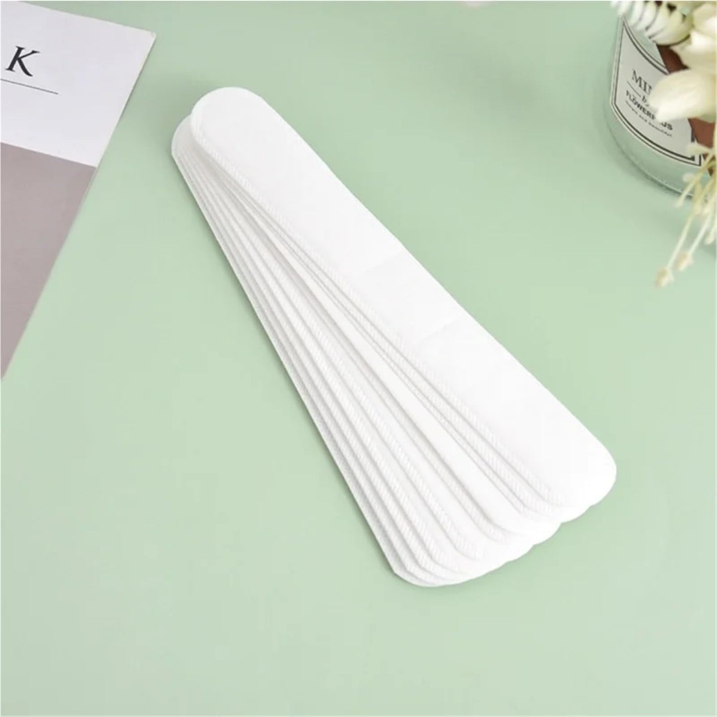 Cyyaog Collar Protectors for Shirts 40pcs Disposable Hat Sweat Pad Adjustable Absorbent Line Beauty and Personal Care Cyyaog