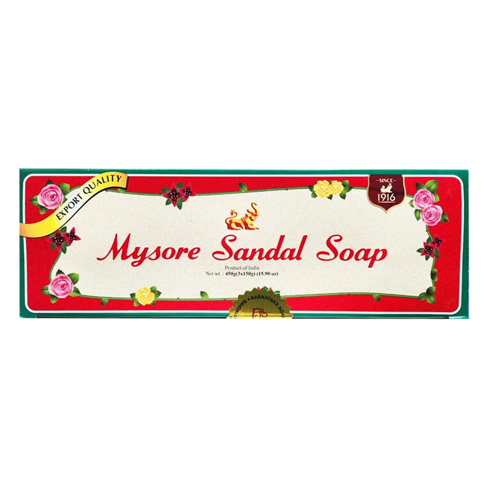 Mysore Sandalwood Soap 150gm - 6 ps (Pack of 2) Beauty & Personal Care Mysore Sandal