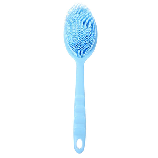ABOOFAN Silicone Shower Brush with Long Handle for Body Cleaning and Exfoliating Ergonomic Bath Scrubber for Back Neck Shoulders Soft Non-Allergic Beauty and Personal Care ABOOFAN