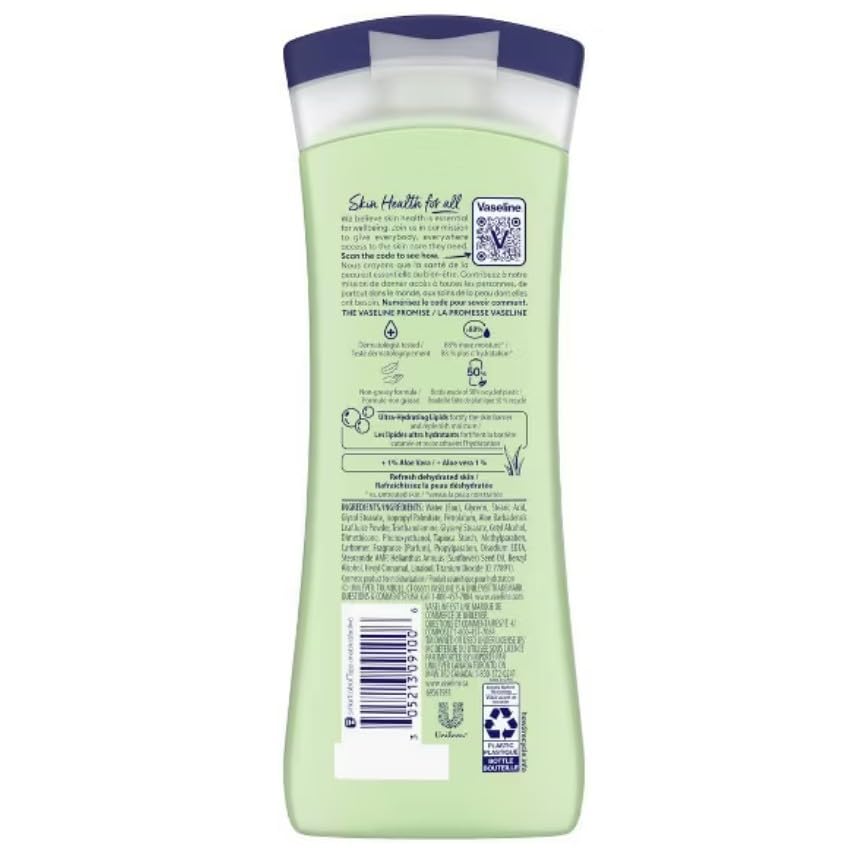 Vaseline Intensive Care Aloe Soothe Non-Greasy Lotion 10 oz (Pack of 11) Beauty & Personal Care Vaseline