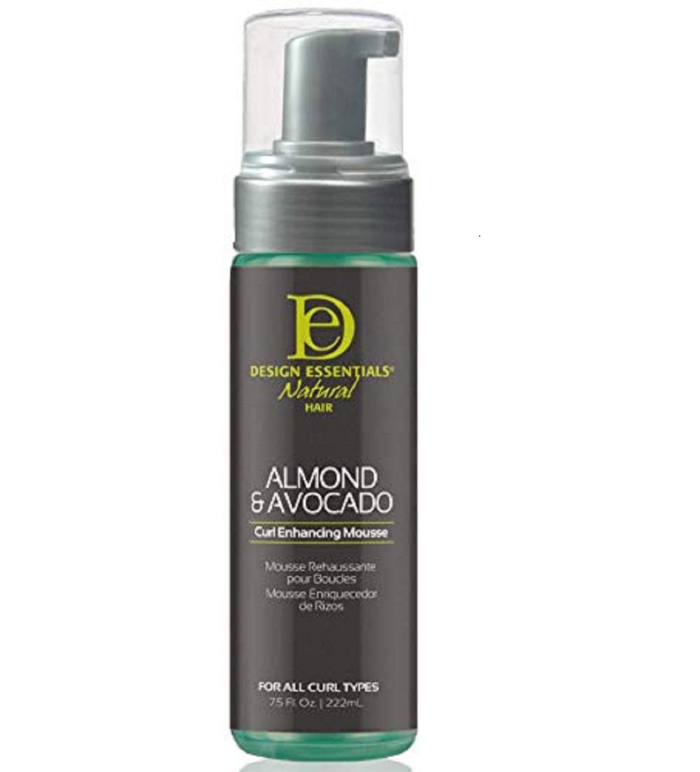 Design Essentials Almond and Avocado Curl Enhancing Hair Mousse for Curly Hair; 7.5 Oz (Pack of 1) Beauty & Personal Care Design Essentials