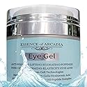 Eye Gel, for Dark Circles, Puffiness, Wrinkles, Skin Firming and Bags - Effective Anti-Aging Eye Gel for Under and Around Eyes including Crows Feet Beauty & Personal Care Essence Of Arcadia