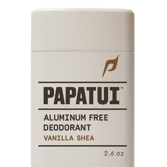 PAPATUI by Dwayne Johnson Aluminum-Free Deodorant for Men - Odor Protection, Moisture Absorption, Skin Nourishing Formula - Vanilla Shea - 2.6oz Beauty and Personal Care PAPATUI