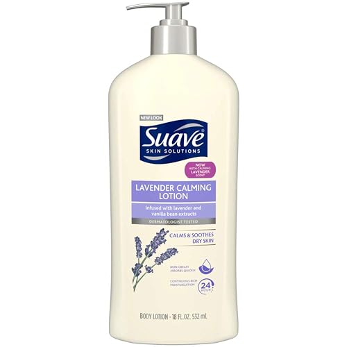 Suave Body Lotion Lavender Vanilla, 18 Fluid Ounce (Pack Of 2) Beauty & Personal Care Suave