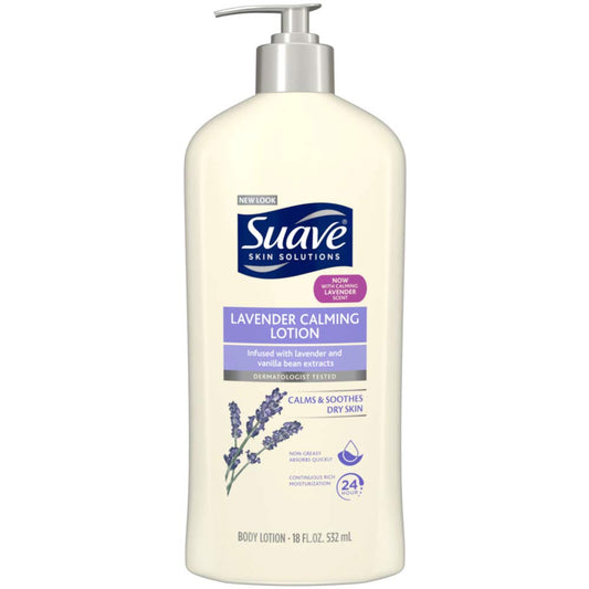 Suave Body Lotion Lavender Vanilla, 18 Fluid Ounce (Pack Of 2) Beauty & Personal Care Suave