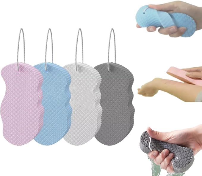 3D Sponge, Super Soft Exfoliating Bath Sponge, Magic Exfoliating Bath Sponge, Exfoliating Bath Sponges for Body, Exfoliating Bath Sponge Remover Dead Beauty and Personal Care loutlo
