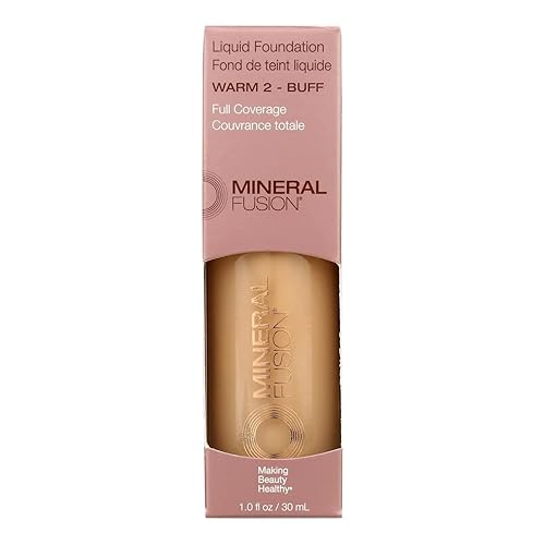 MINERAL FUSION Warm 2 Liquid Foundation, 1 FZ Beauty & Personal Care Mineral Fusion