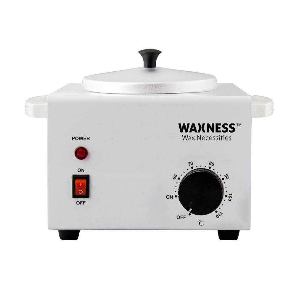 Waxness Italian Velvet Stripless Waxing Kit - Hard Wax Beads pack, Wax Warmer, Spatulas, Pre Waxing Gel & Post Waxing Lotion - Professional Use - Made Beauty and Personal Care Waxness