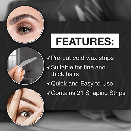 Ardell Brow Shapers Cold Wax Strips, 21 Coun Beauty & Personal Care Ardell