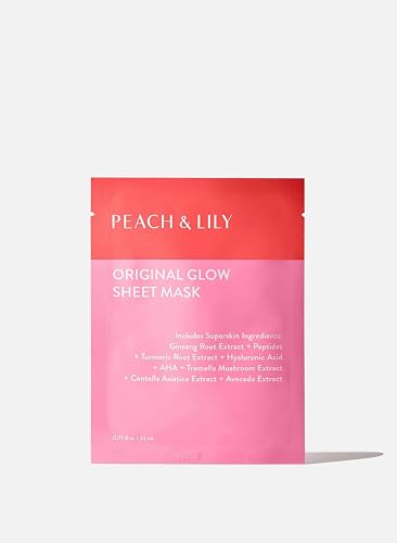 Peach & Lily Original Glow Sheet Mask - Pack of 1 Beauty & Personal Care Peach & Lily