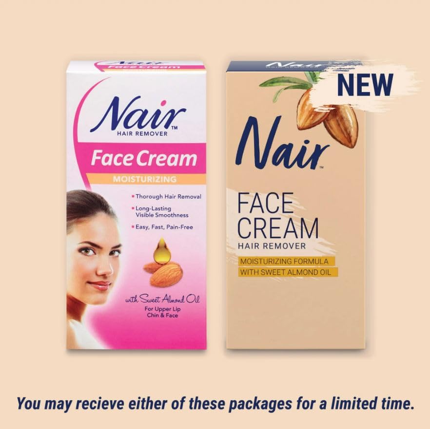 Nair Hair Remover Moisturizing Face Cream Beauty & Personal Care Nair