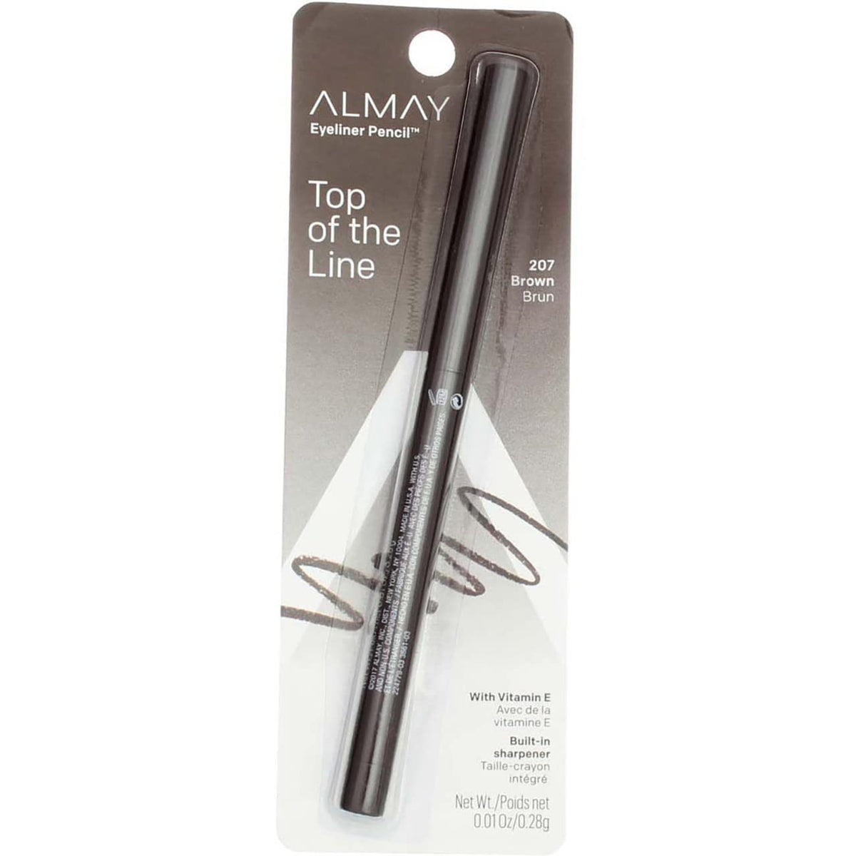 ALMAY Eyeliner Pencil, Brown [207], 0.01 oz ( Pack of 5) Beauty & Personal Care REVLON