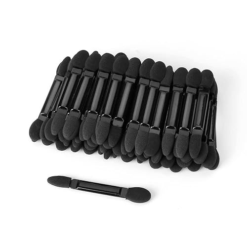 TygoMall Professional Double Head Eyeshadow Brushes Cosmetic Tool 50 Pcs Disposable Dual Sides Eyeshadow Sponge Brushes Makeup Applicator, (Size: 2.44 Beauty & Personal Care TYGOMALL