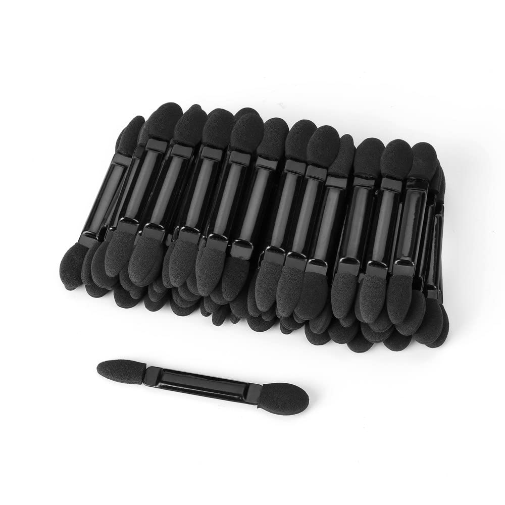 TygoMall Professional Double Head Eyeshadow Brushes Cosmetic Tool 50 Pcs Disposable Dual Sides Eyeshadow Sponge Brushes Makeup Applicator, (Size: 2.44 Beauty & Personal Care TYGOMALL