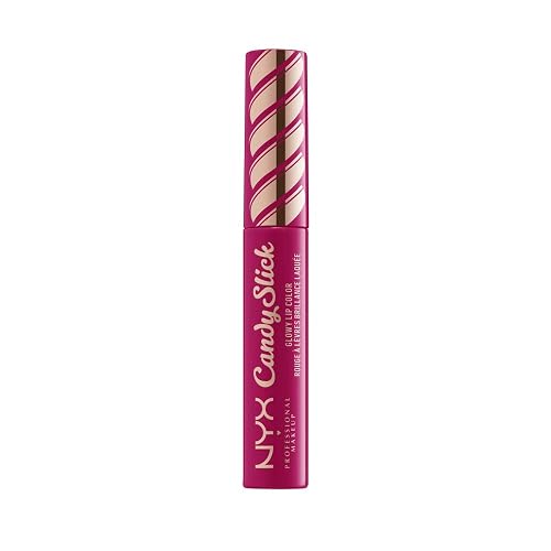 NYX PROFESSIONAL MAKEUP Candy Slick Glowy Lip Color Gloss - Jelly Bean Dream (Hot Pink) Beauty & Personal Care NYX PROFESSIONAL MAKEUP