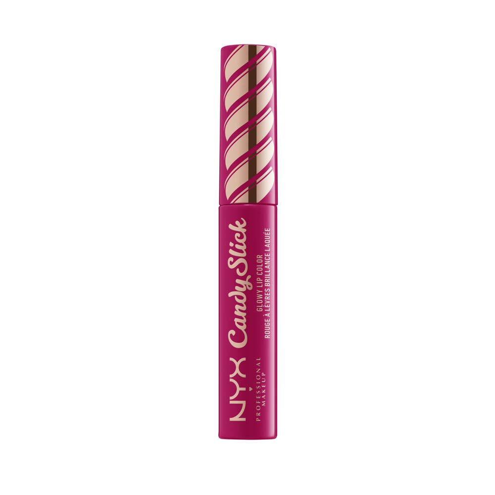 NYX PROFESSIONAL MAKEUP Candy Slick Glowy Lip Color Gloss - Jelly Bean Dream (Hot Pink) Beauty & Personal Care NYX PROFESSIONAL MAKEUP
