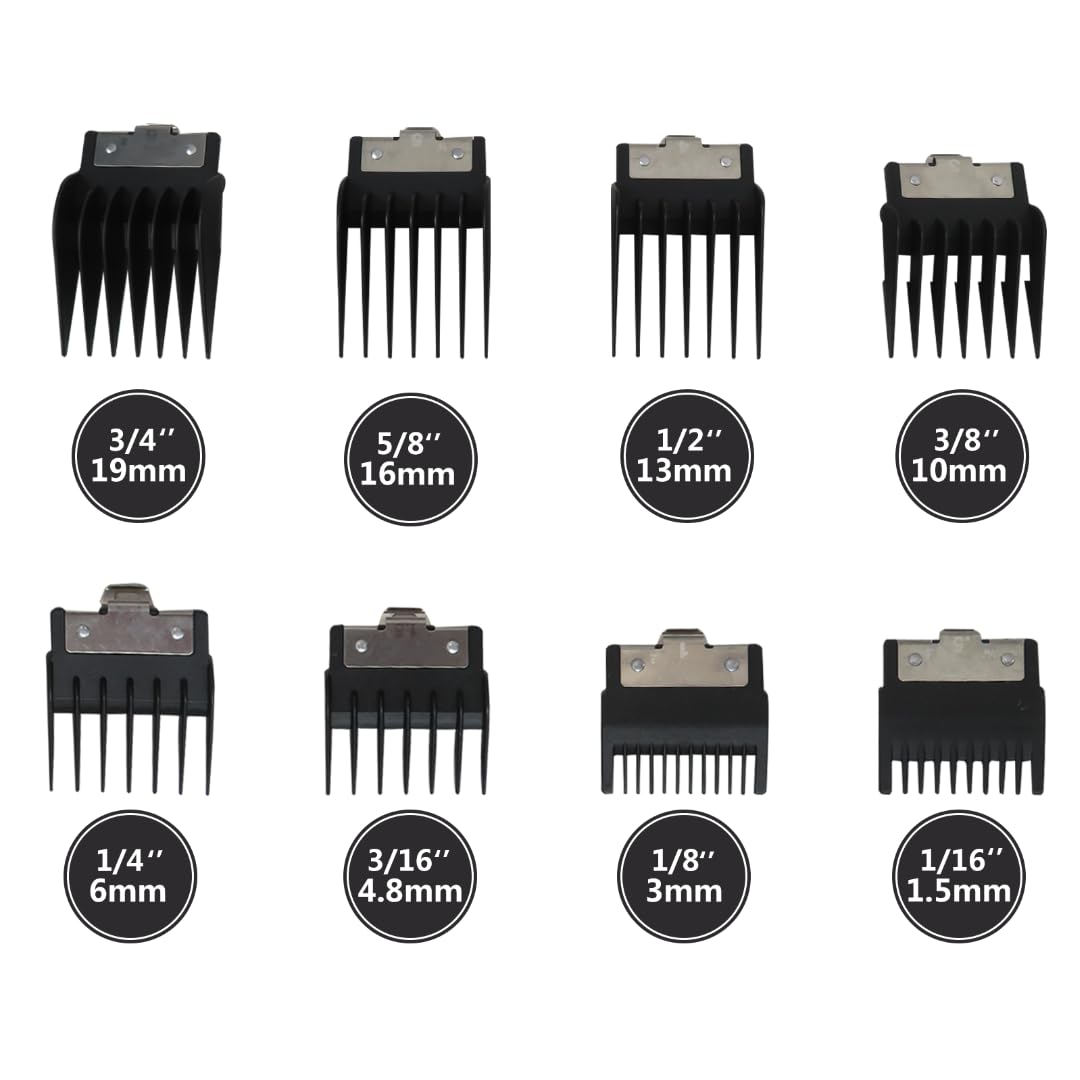 Upgraded 8 Sizes Trimmer Guards Set Compatible for Babyliss FX787G, FX787BN, FX787RG, FX787S, FX787GDB, FX726, FX797,Multiple Sizes w/Metal Spring Beauty and Personal Care USonline911