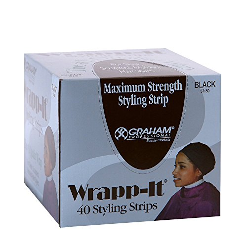 Wrapp-it Styling Strips for Natural Hair Wrap and Molded Styles by Graham Beauty (40 Strips) Beauty & Personal Care Graham