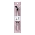 e.l.f. No Budge Brush Trio, 3-Piece Eyeshadow Brush Set For Applying & Blending Color, Use With The No Budge Cream Eyeshadows, Vegan & Cruelty-Free Beauty & Personal Care e.l.f.