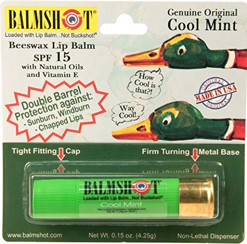 BALMSHOT Lip Balm Two Pack of Classic & Cool Mint Beauty & Personal Care Balmshot