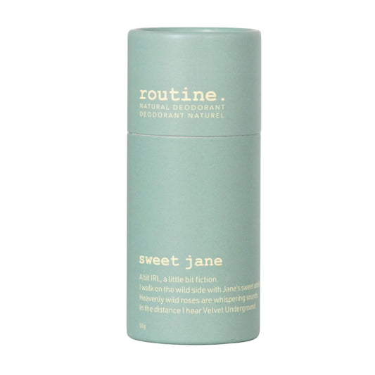 Routine. Natural Deodorant Sweet Jane Deo Stick - 1.7 Fluid Oz. Natural Deodorant Aluminum Free Natural Deodorant For Women & Men - (Stick Formula) Beauty and Personal Care Routine