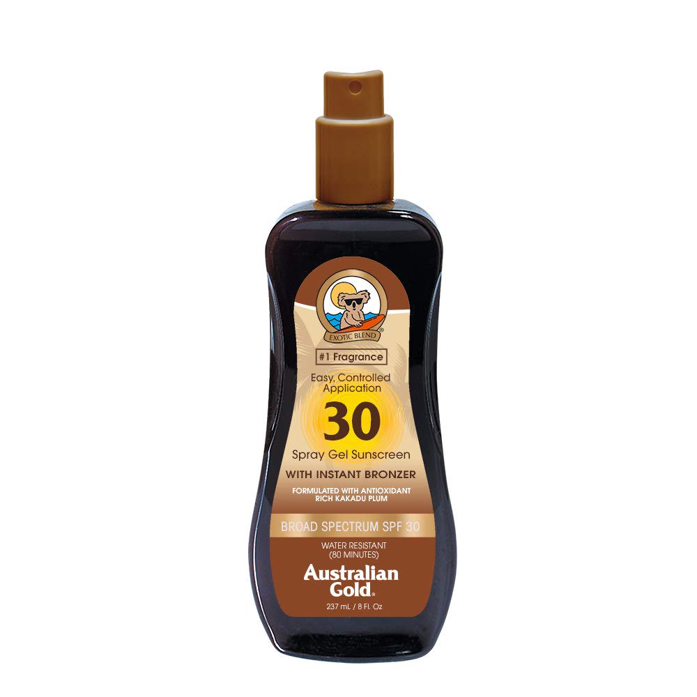 Austrlian Gold Spray Gel With Bronzer Spf30 Beauty & Personal Care Australian Gold