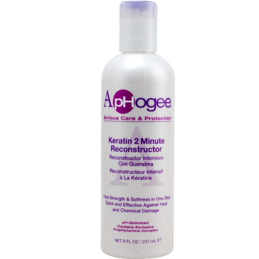 Aphogee Keratin 2 Minute Reconstructor, 8 oz ( Pack of 3)