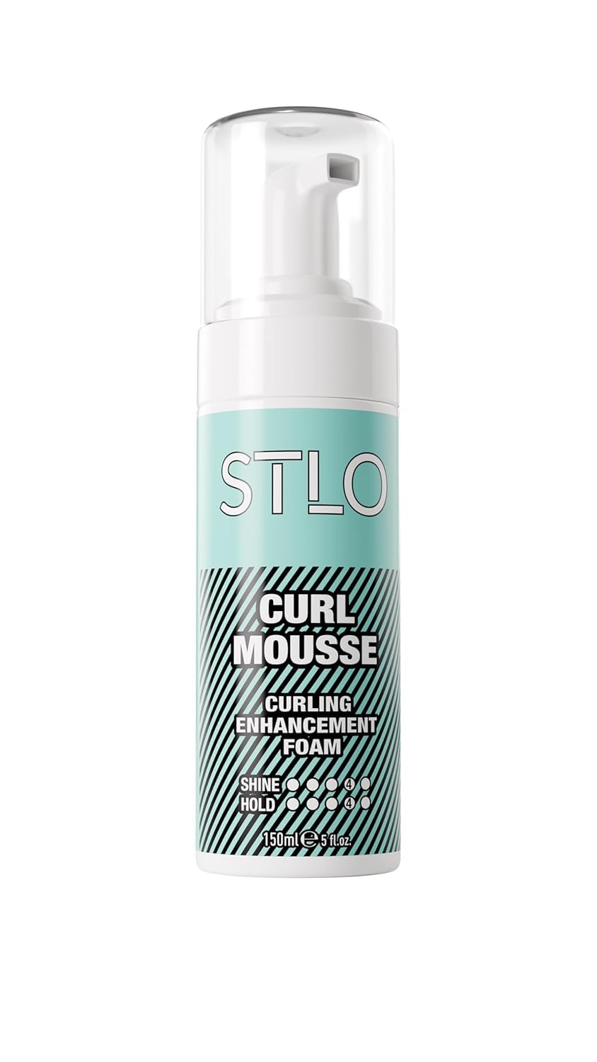 STLO Mousse for Perfect Curls - Radiant Shine with Frizz Control - Lightweight Moisturizing Foam Beauty & Personal Care STLO