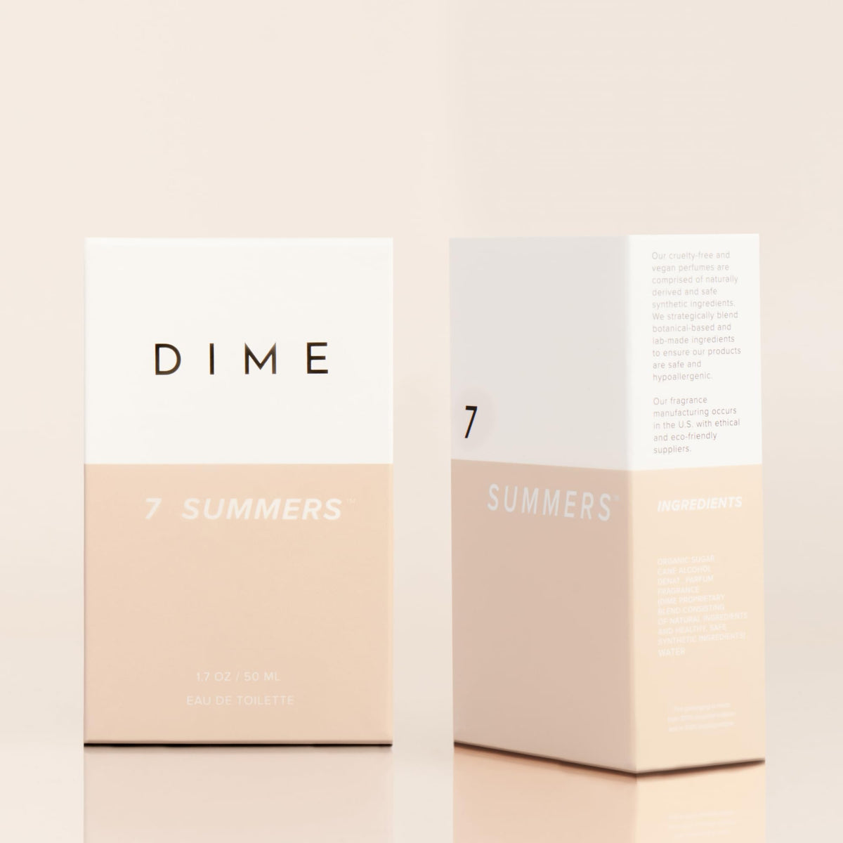Dime Beauty 7 Summers Perfume for Women, 1.7 oz / 50 ml - Sweet Floral Scent, Clean Fragrance Eau de Toilette, Hypoallergenic Beauty & Personal Care Dime