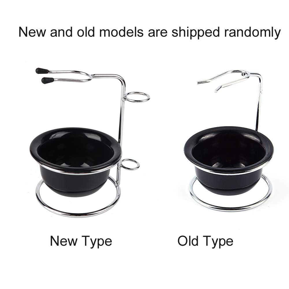 Stainless Steel Shaving Brush Stand, Black Shaving Bowl Holder, Dual Purpose Organizer for Men Wet Shaving Kit, Classic Gift Beauty and Personal Care goodstumbler