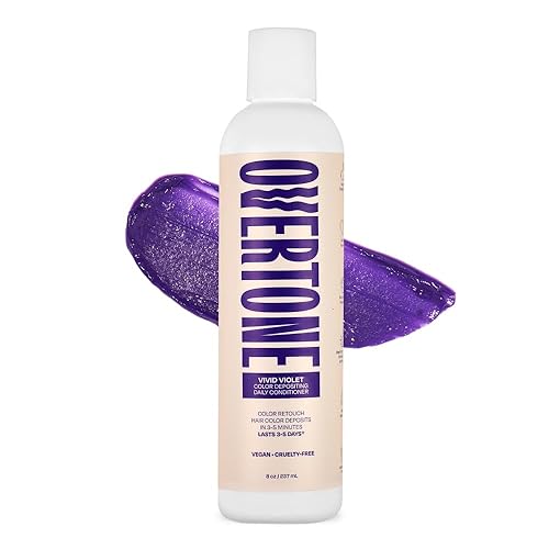 Overtone Daily Color Depositing Conditioner: 8oz Temporary Coloring Conditioner with Shea Butter & Coconut Oil, Refresh Color & Prevent Fading, Vegan Beauty & Personal Care oVertone