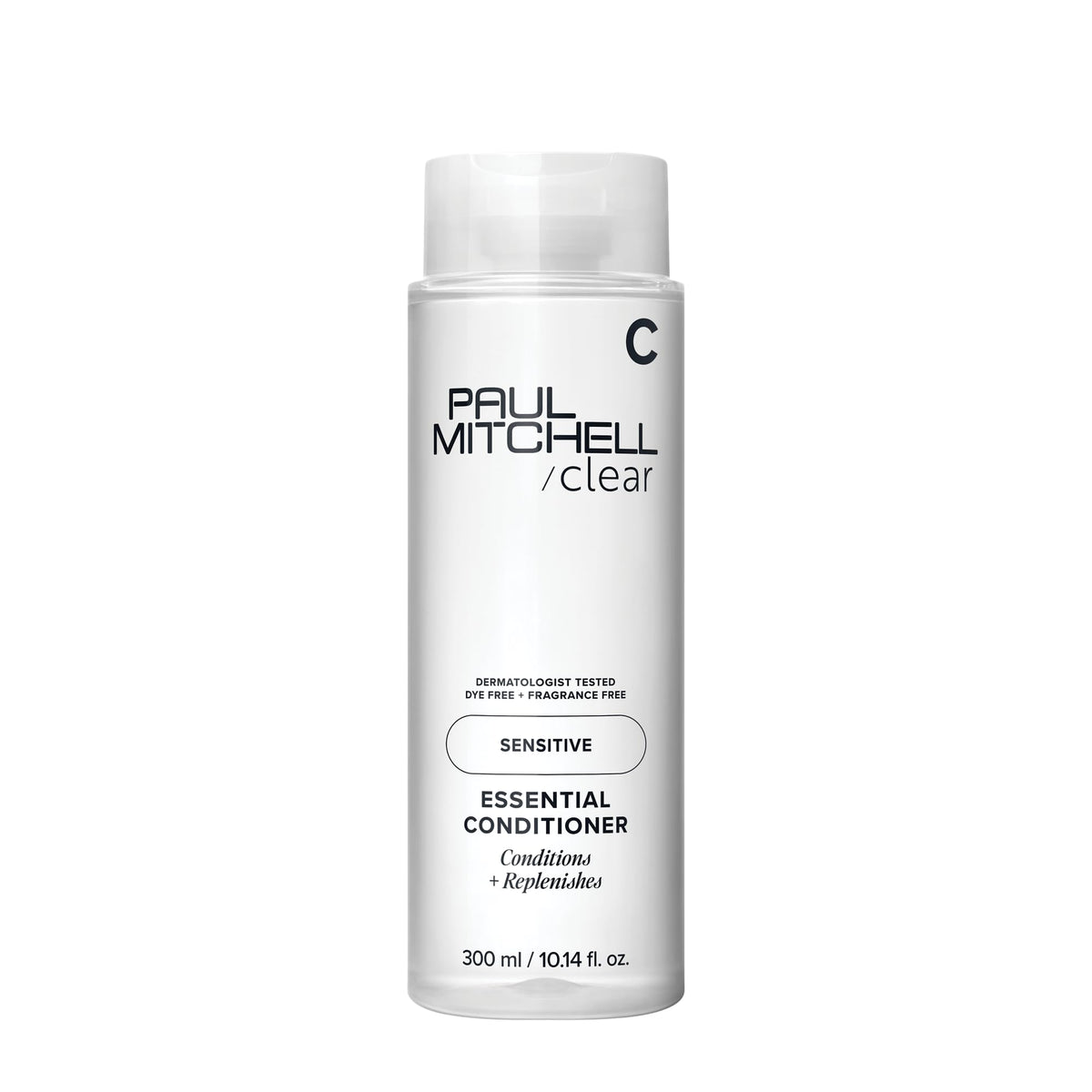Paul Mitchell Clear Essential Conditioner, Fragrance Free, For Sensitive Scalp + Skin, 10.14 fl. oz.