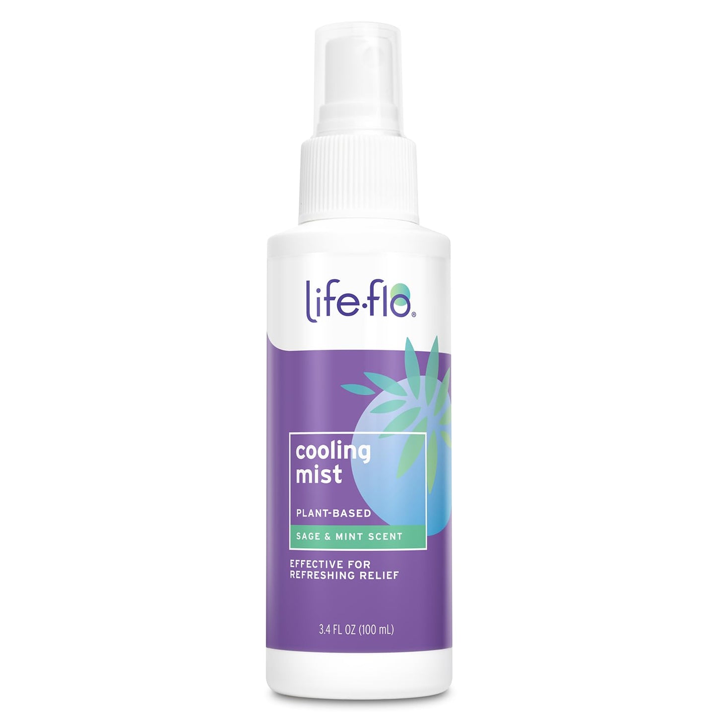 LIFE-FLO Cooling Mist - Refreshing Body Mist for Women - Instantly Cools Hot Flashes with Ginger, Organic Aloe Vera and Lavender - Fresh Sage Mint Beauty & Personal Care LIFE-FLO