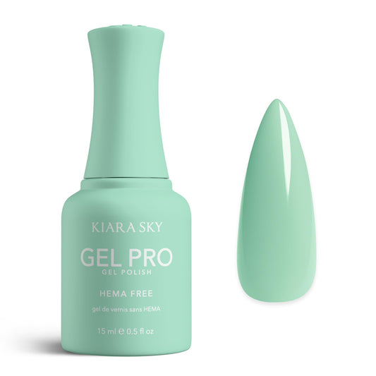 KIARA SKY Gel Pro HEMA-Free Gel Nail Polish | Full Coverage, 28+ Day Wear, Self-Leveling, UV/LED Soak-Off, 0.5 fl oz | Surf The Wave #077