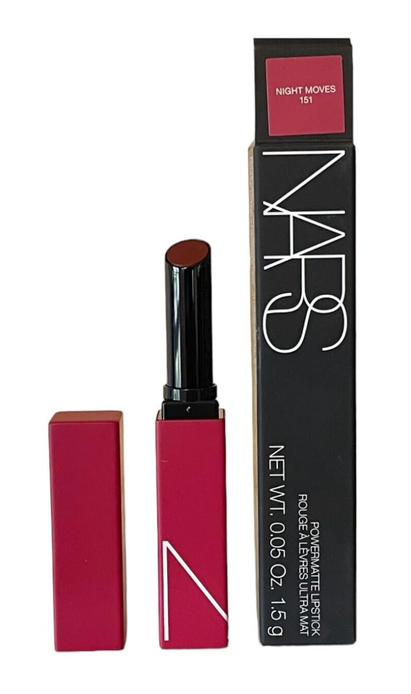 NARS Powermatte Lipstick 151 Night Moves (Deep Plum) 0.05 oz Beauty & Personal Care NARS