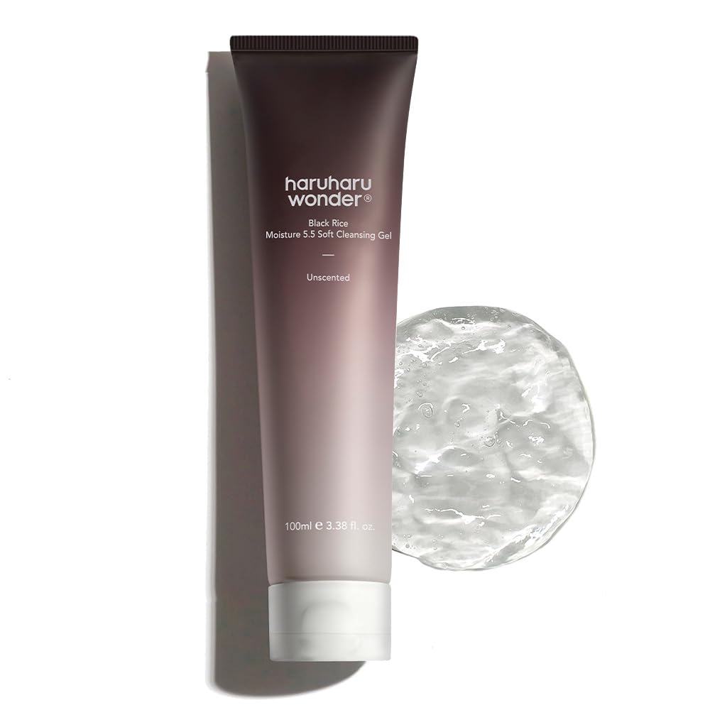HARUHARU wonder Black Rice Moisture 5.5 Soft Cleansing Gel, Gentle Daily Cleanser, Low 5.5pH, Moisture Balance, Soap Free, For Sensitive Skin, Vegan Beauty and Personal Care HARUHARU Default Title